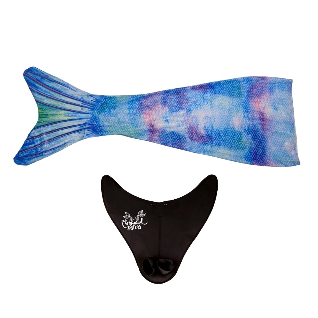 Meerjungfrau-Set Blaue Farben des Ozeans XL & XXL