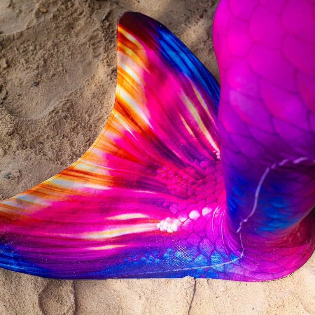 Mermaid Tail Tropical Sunset