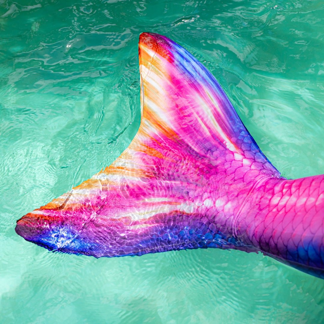 Mermaid Tail Tropical Sunset