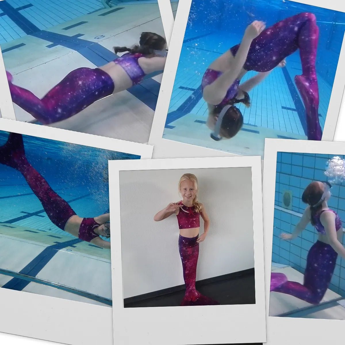 Kind gebruikt zeemeermin staart Star of the Sea Purple β Mermaid Sisters