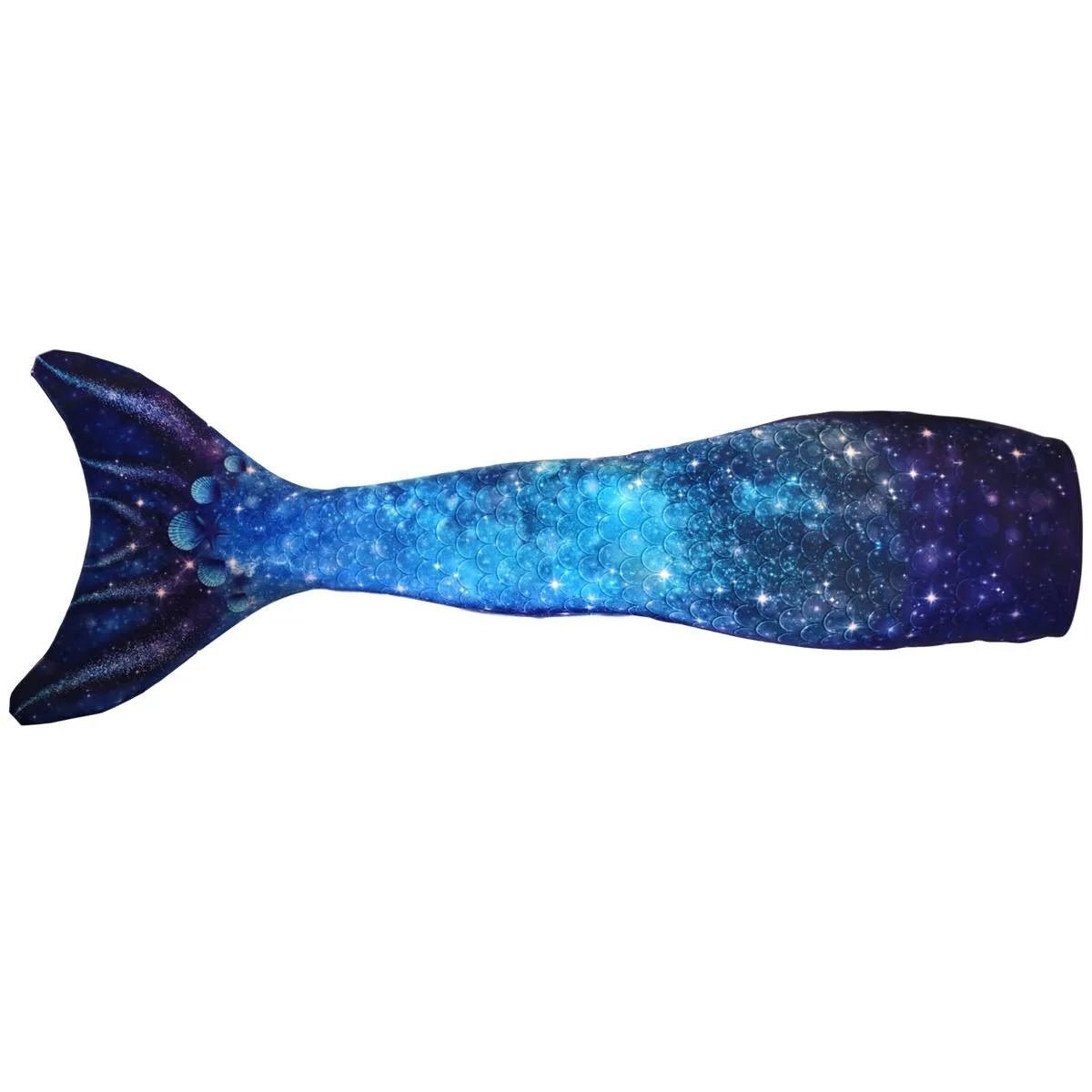 Losse zeemeermin staart Star of the Sea Blue in blauw design – Mermaid Sisters